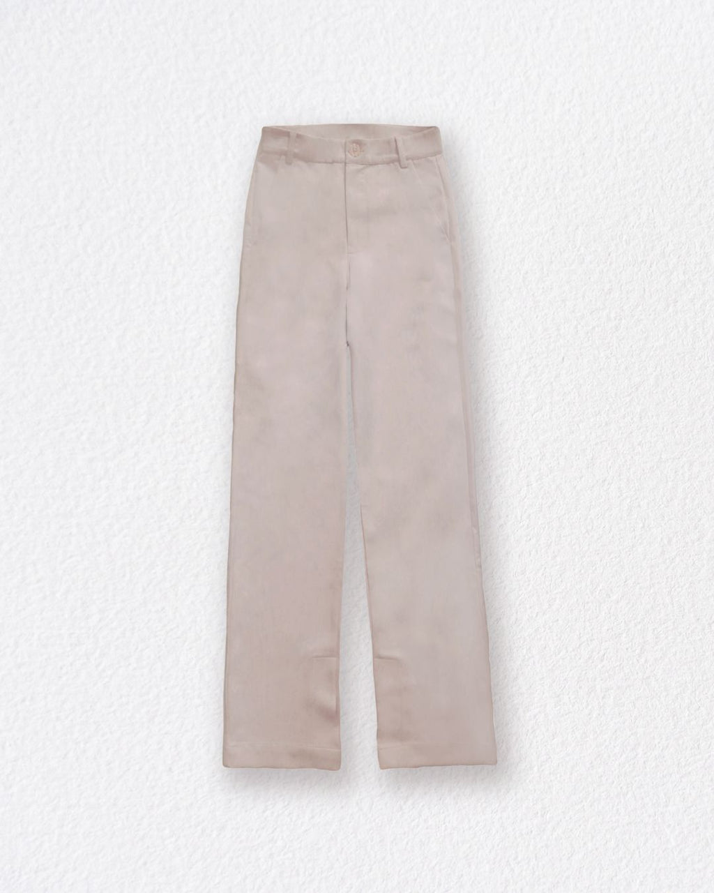 Beige Georgette Pant Straight main image 1
