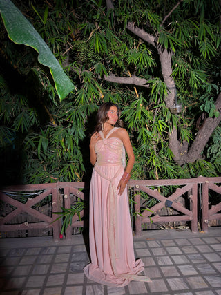 BLUSH PINK SEQUIN SET