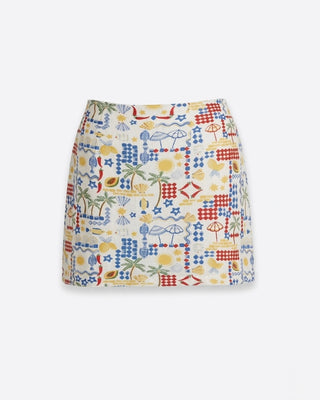 SUMMER CLUB PRINTED SKIRT