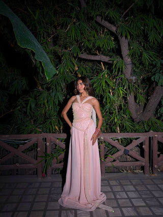 BLUSH PINK SEQUIN SET