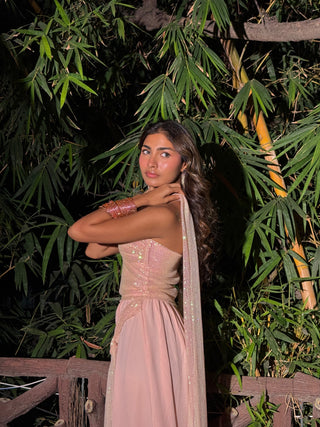 BLUSH PINK SEQUIN SET