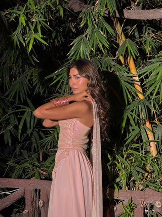 BLUSH PINK SEQUIN SET