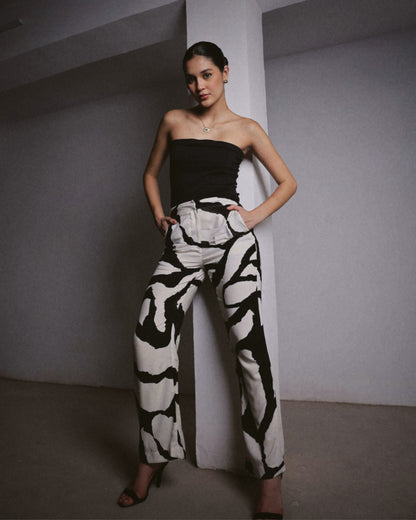 ABSTRACT PRINT PANTS