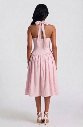BABYDOLL PINK MIDI DRESS