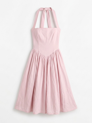 BABYDOLL PINK MIDI DRESS
