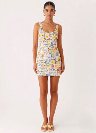 SUMMER CLUB PRINTED SKIRT