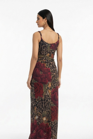 LEOPARD ROSE MAXI
