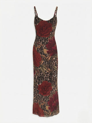 LEOPARD ROSE MAXI