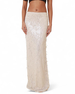MOONLIGHT SEQUIN MAXI SKIRT