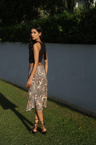 VINTAGE MIDI SKIRT